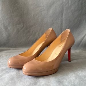 Christian Louboutin high heels in nude size EU 37.5